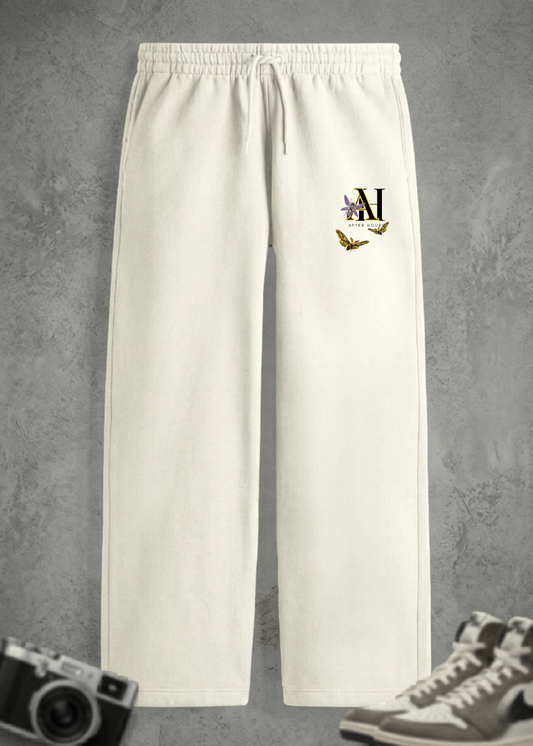 After Hours | Luminous Unisex Sweatpants Off White