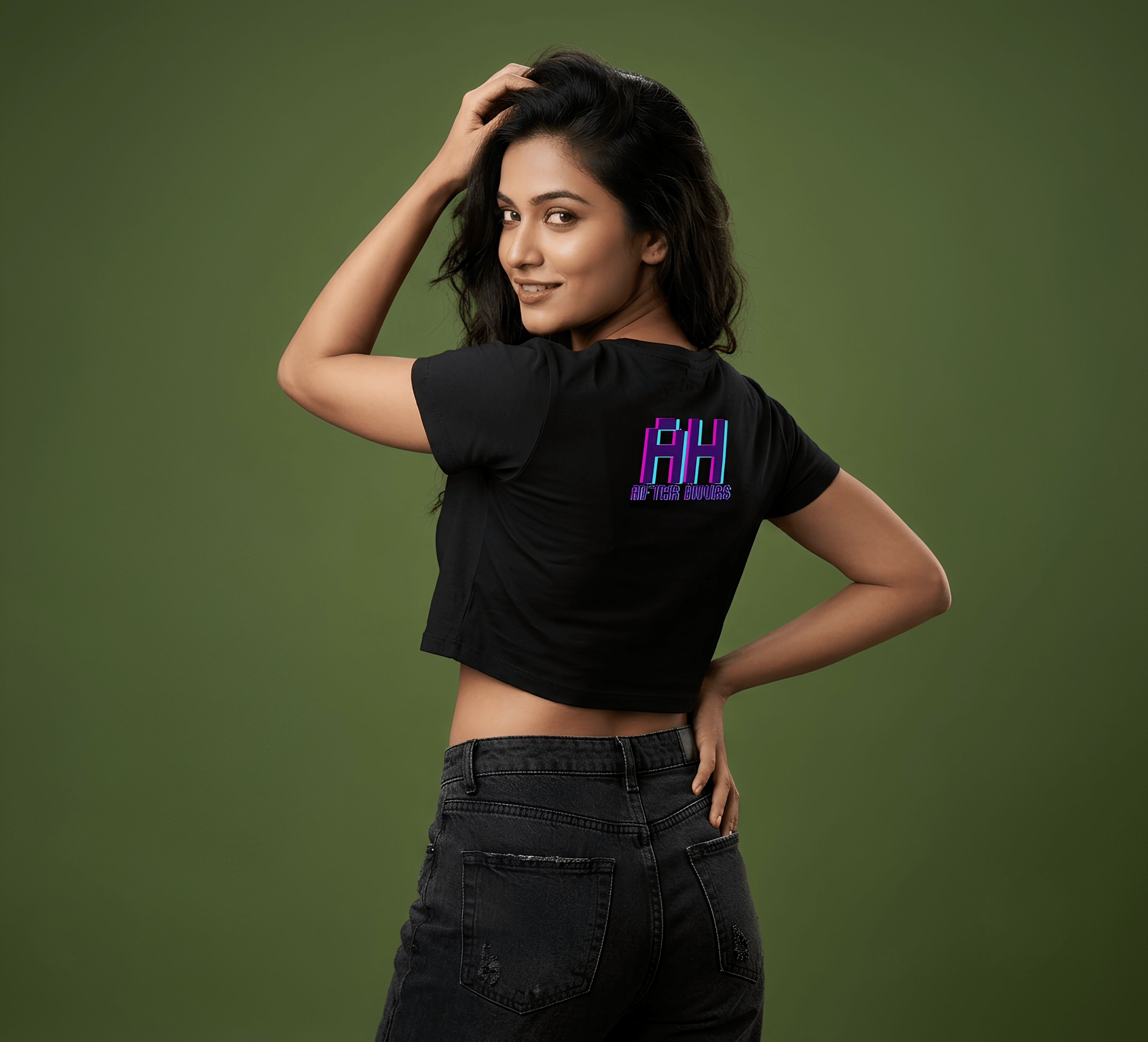 After Hours | Pixel 23 Crop Top