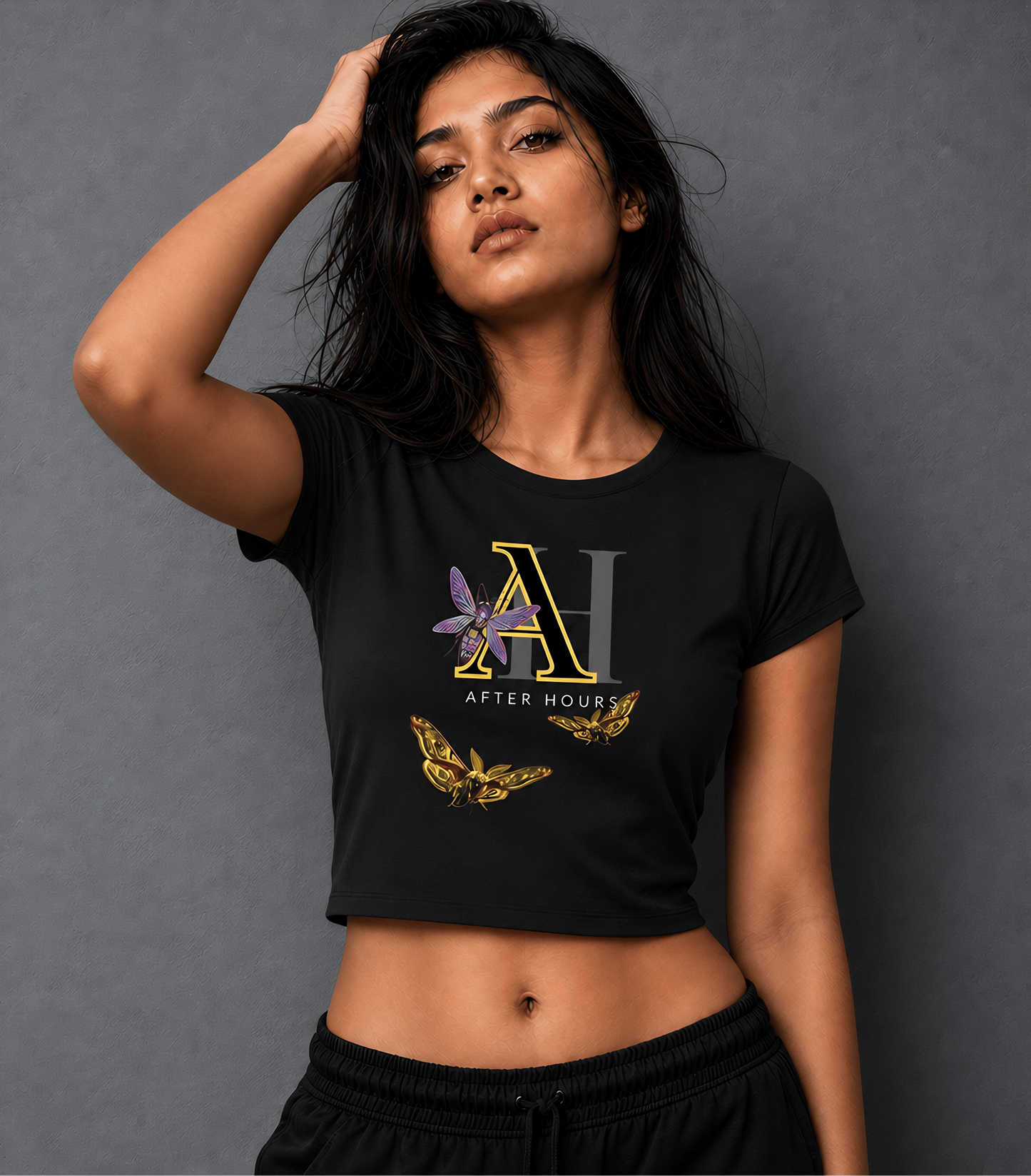 After Hours | Luminous Crop Top – Women's Stylish Stretch Crop Top