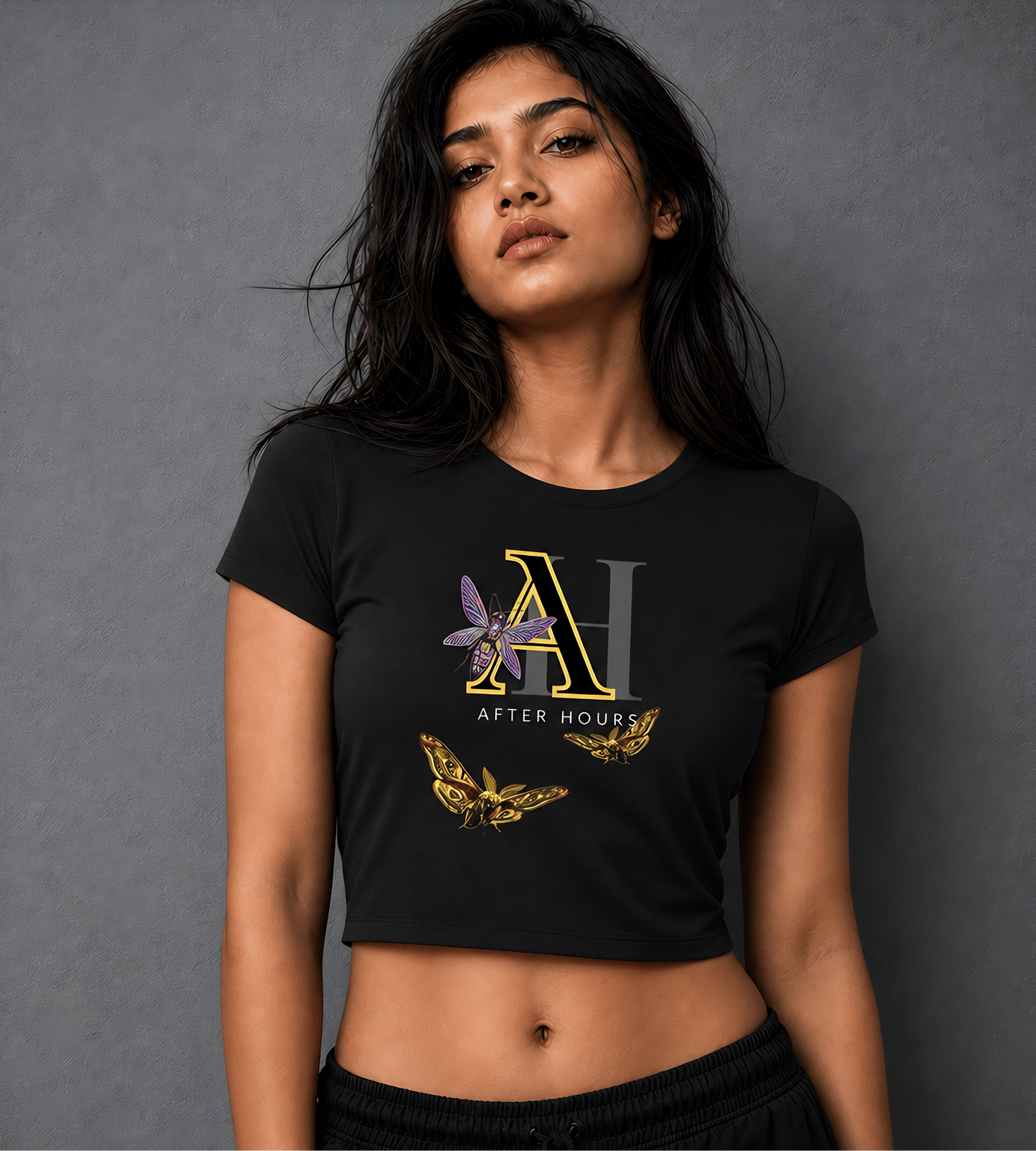 After Hours | Luminous Crop Top – Women's Stylish Stretch Crop Top
