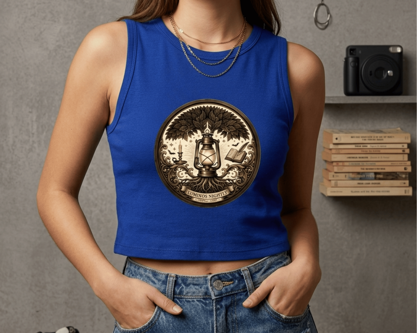 After Hours | Luminos Nightly Crop Tank