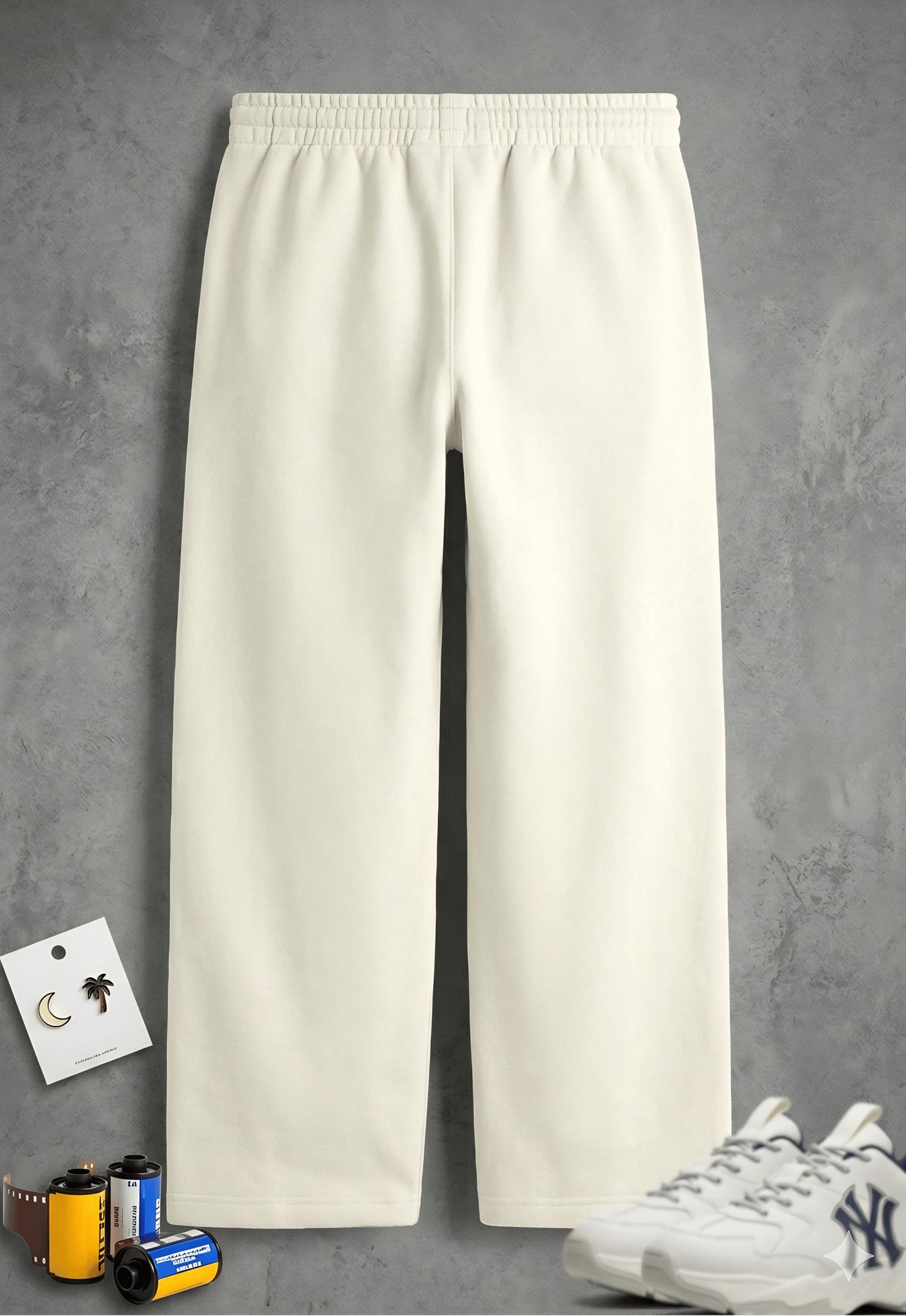 After Hours | Luminous Unisex Sweatpants Off White