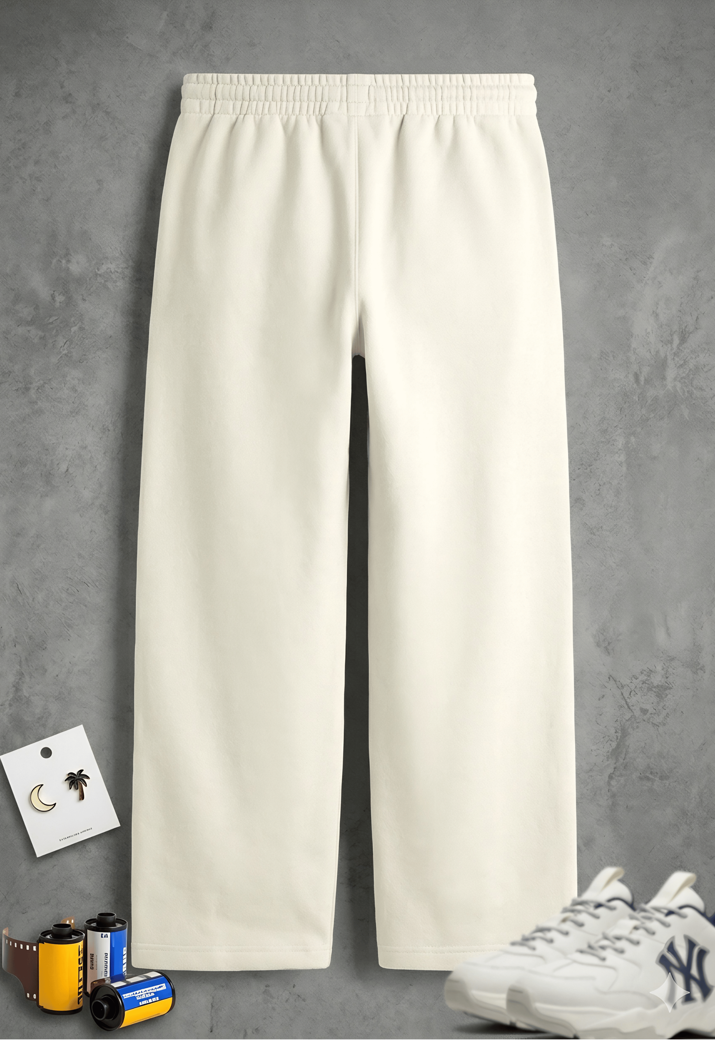 After Hours | Luminous Unisex Sweatpants Off White