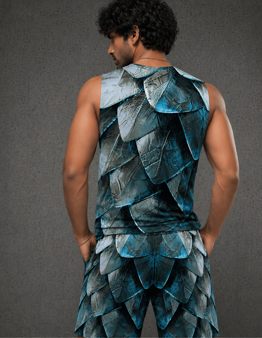 Pangolin Armour sleeveless tee lifestyle shot – men's casual streetwear by After Hours