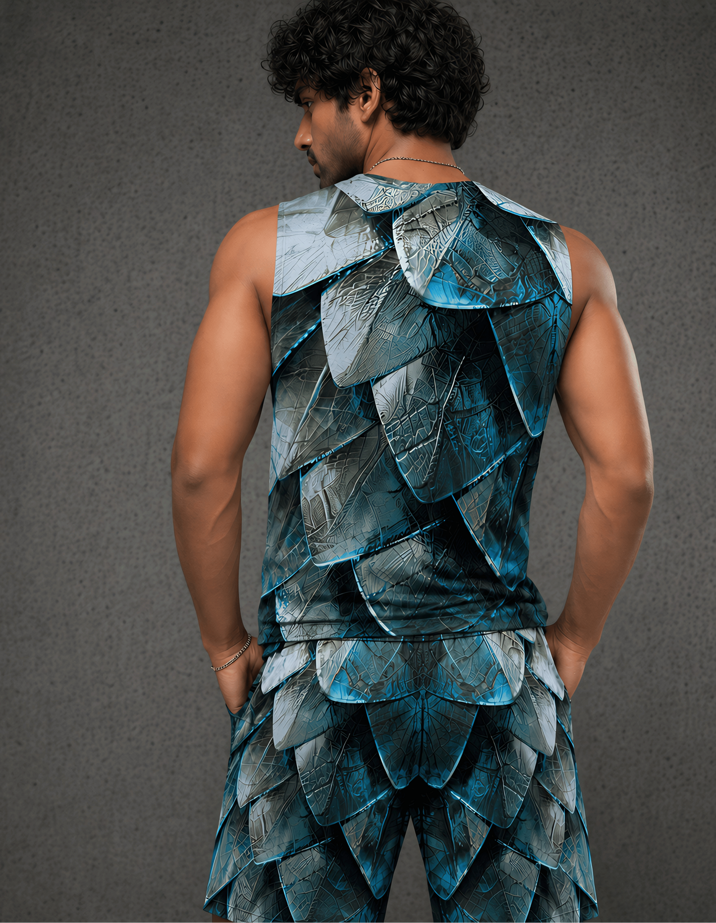 Pangolin Armour sleeveless tee lifestyle shot – men's casual streetwear by After Hours