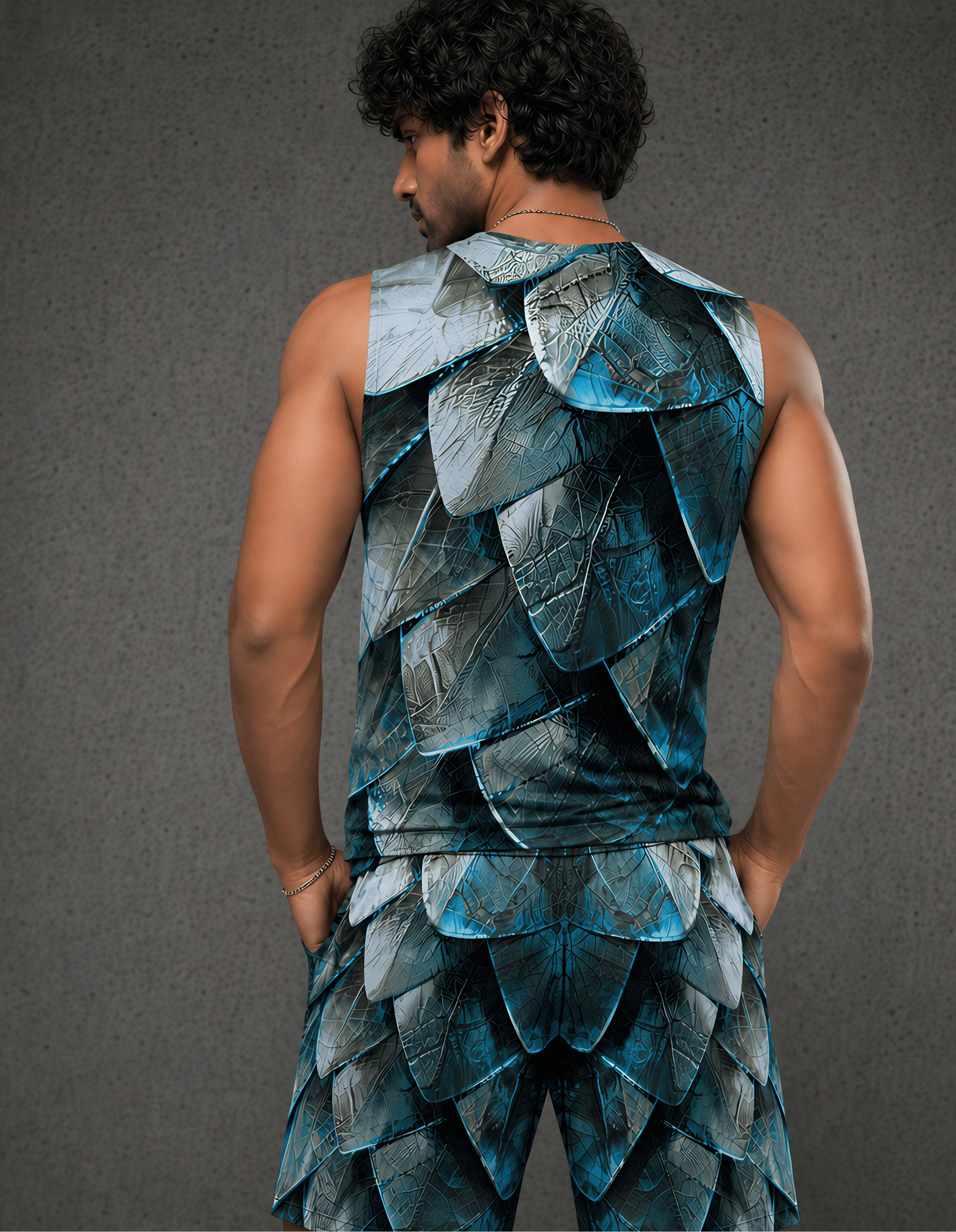 Pangolin Armour sleeveless tee lifestyle shot – men's casual streetwear by After Hours