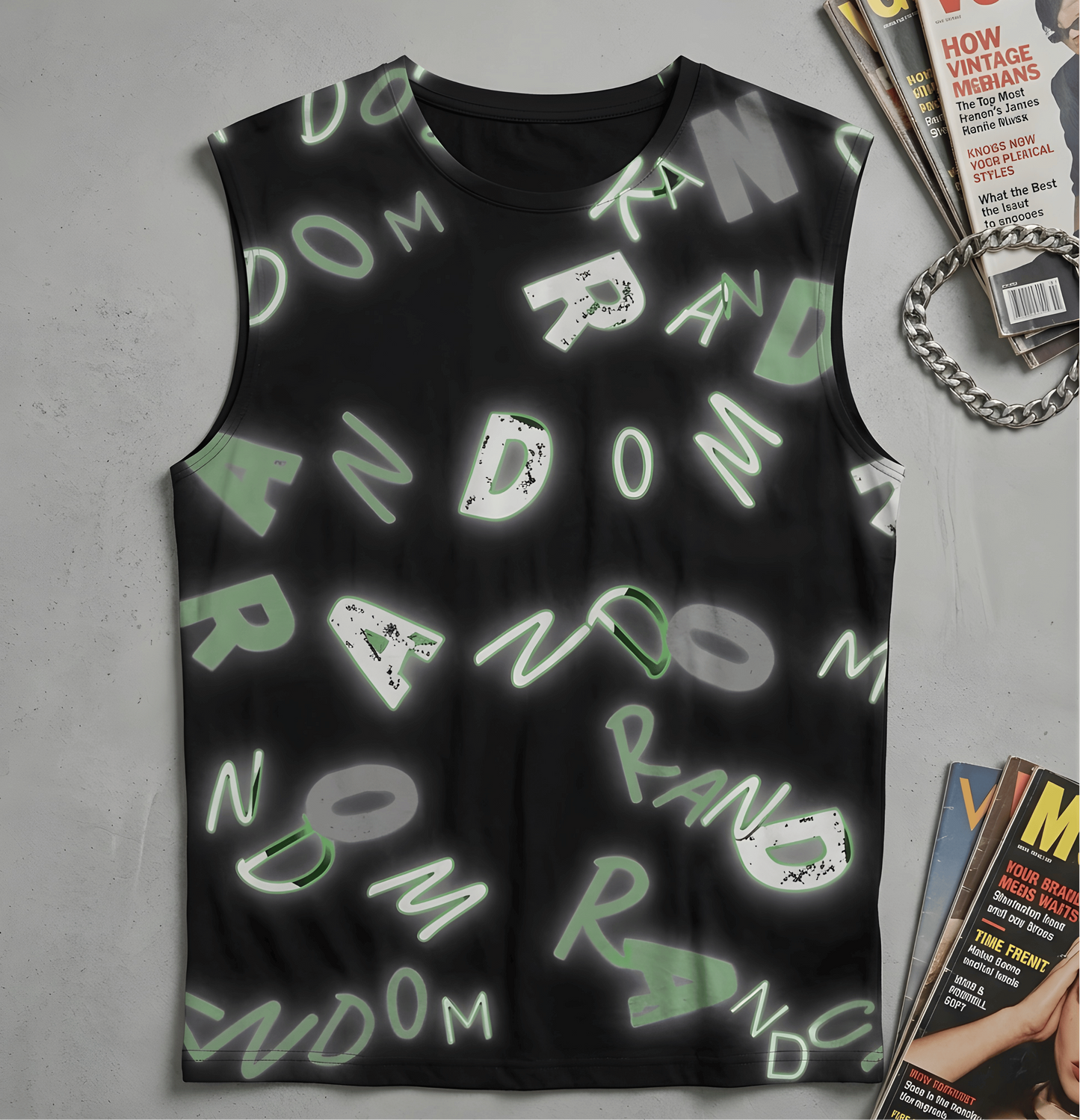 After Hours | Controlled Chaos Men's AOP Sleeveless Tee