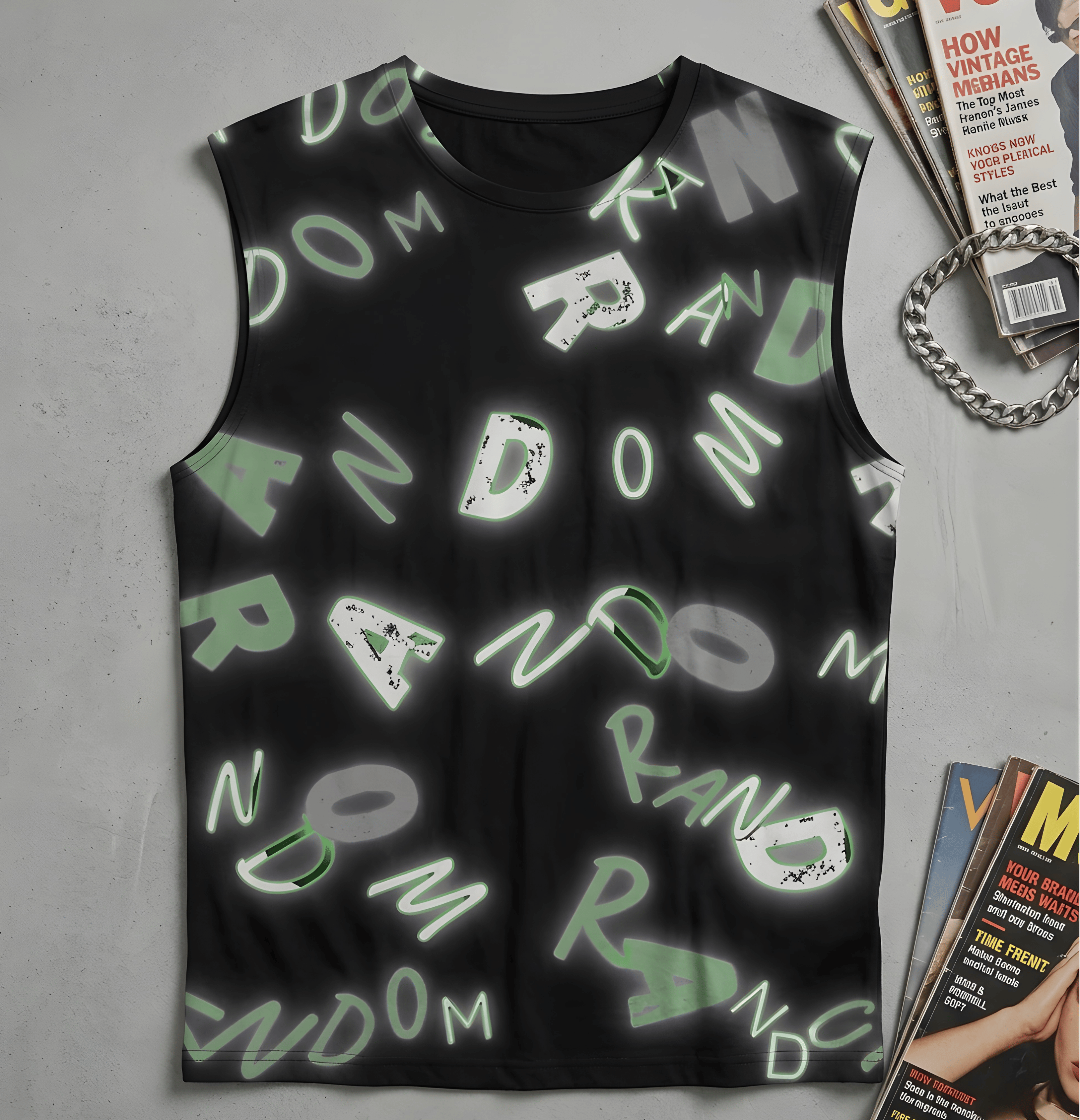 After Hours | Controlled Chaos Men's AOP Sleeveless Tee