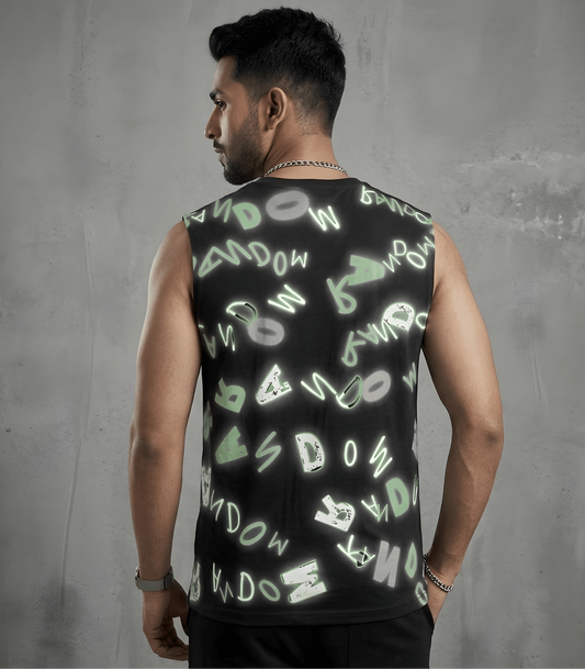 After Hours | Controlled Chaos Men's AOP Sleeveless Tee