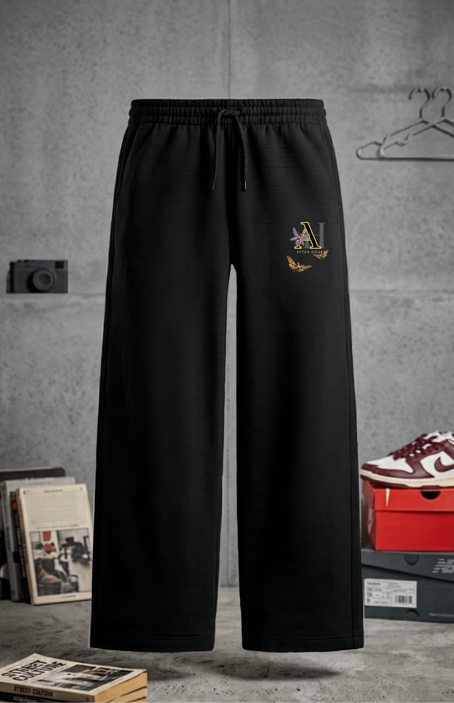 After Hours | Luminous Unisex Sweatpants Black